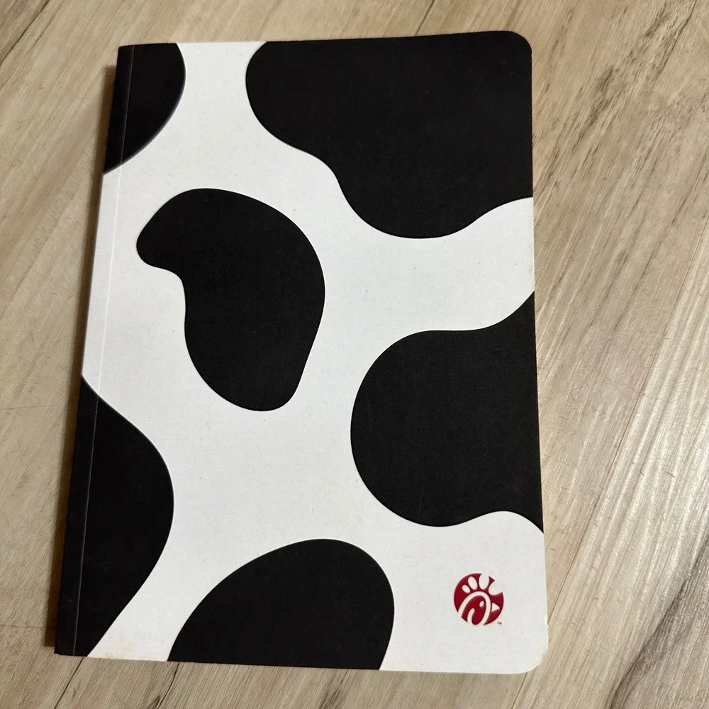 New Chic Fil A Cow Print Notebook